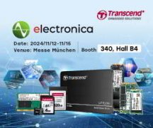 Electronica 2024： 创见展示工业级 PCIe M.2 22110 SSD、工业级 SLC 模式 SSD 和